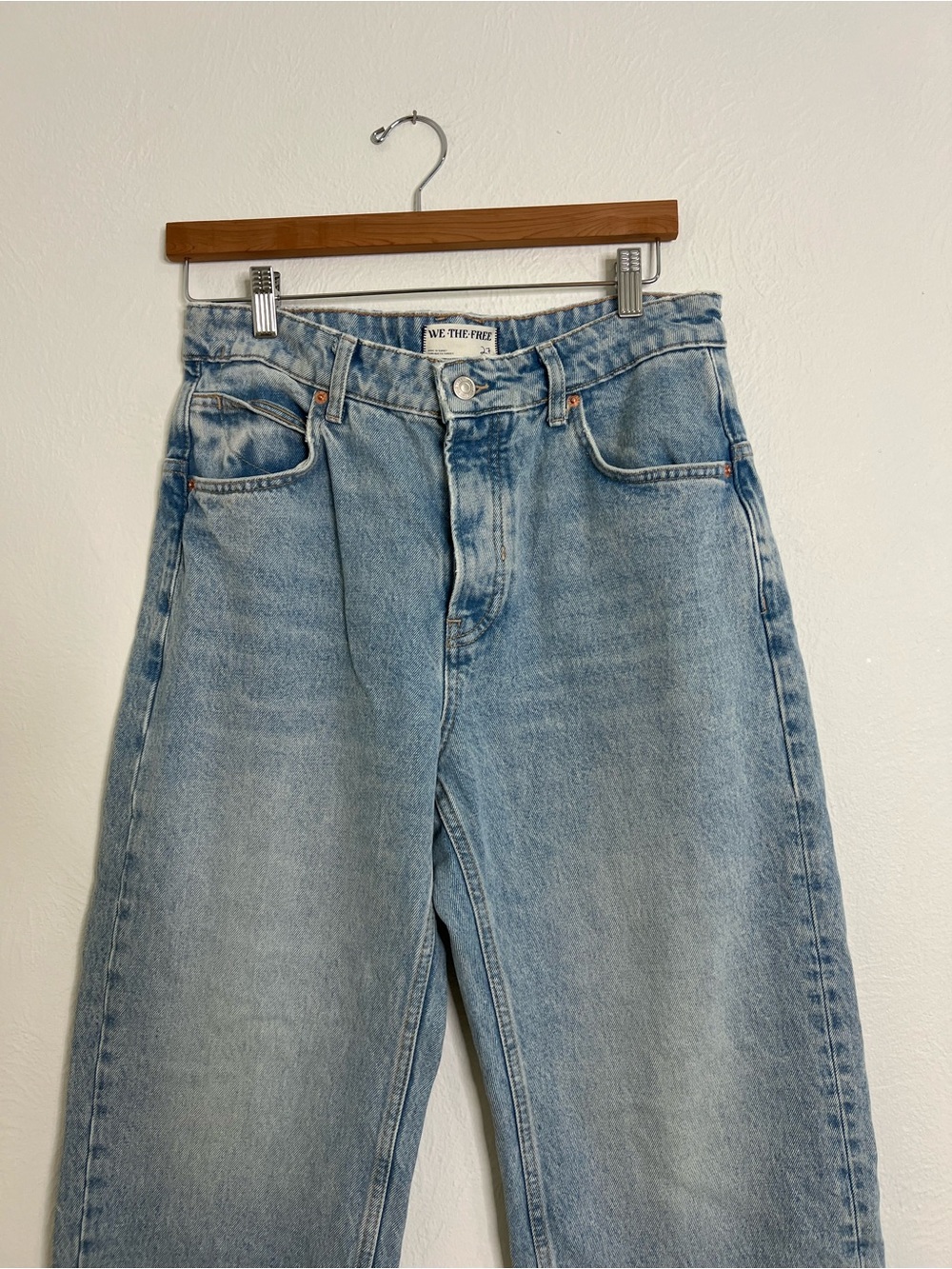 We The Free Deep Trance Dropped Boyfriend Jeans size 27 - Picture 4 of 13